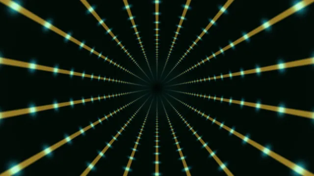 Radial gold light grid on a dark teal field — free 3840x2160 4K wallpaper image