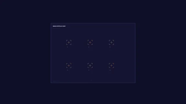 Dark technical reticle grid with copper accents — free 3840x2160 4K wallpaper image