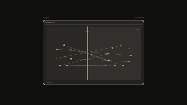 Amber Node Exchange Network on a Dark Grid — free 3840x2160 4K wallpaper image