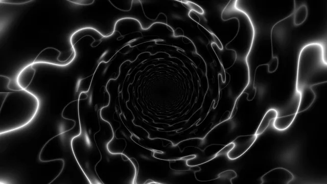Monochrome luminous vortex with organic contours — free 3840x2160 4K wallpaper image