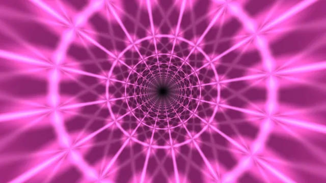 Pink radial lattice with a dark central vortex — free 3840x2160 4K wallpaper image