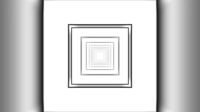 Concentric white squares on a black field — free 3840x2160 4K wallpaper image
