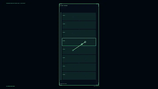 Neon green command node ladder on dark navy — free 3840x2160 4K wallpaper image