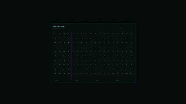 Cyan Vector Grid with Magenta Guide Line — free 3840x2160 4K wallpaper image