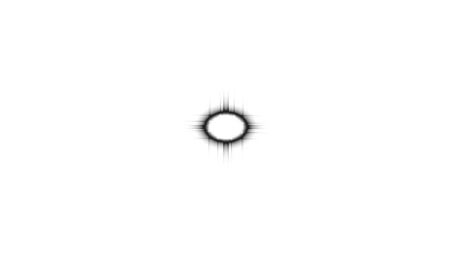 White luminous oval with mirrored waveform geometry — free 3840x2160 4K wallpaper image