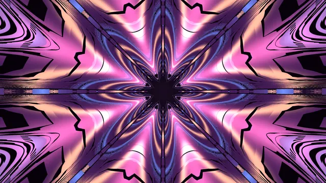 Radial neon geometry in violet and pink — free 3840x2160 4K wallpaper image