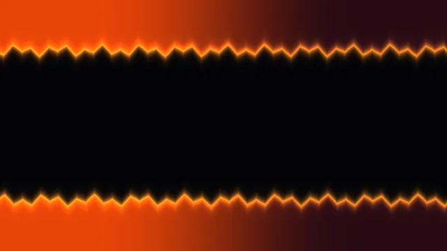Orange Zigzag Borders on a Black Field — free 3840x2160 4K wallpaper image