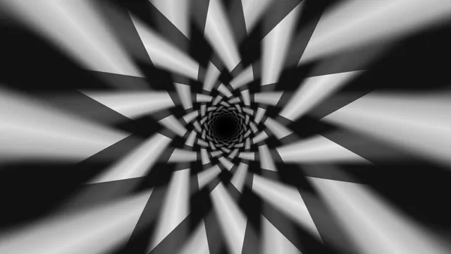 Monochrome radial tunnel with geometric beams — free 3840x2160 4K wallpaper image