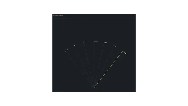 Radial vector diagram in amber and charcoal — free 3840x2160 4K wallpaper image