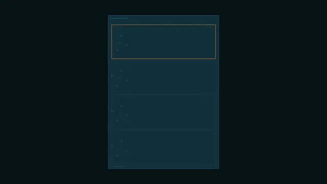 Dark teal node cascade interface diagram — free 3840x2160 4K wallpaper image