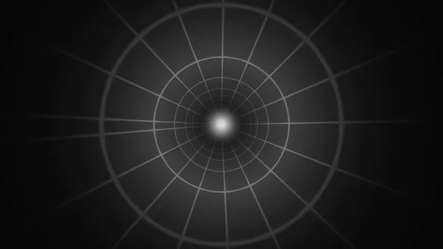 Monochrome radial grid with glowing centre — free 3840x2160 4K wallpaper image