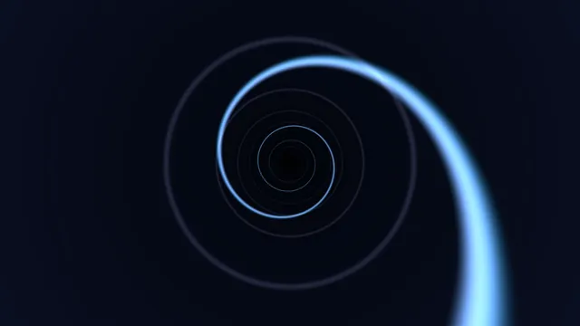 Concentric blue orbital rings on a dark field — free 3840x2160 4K wallpaper image