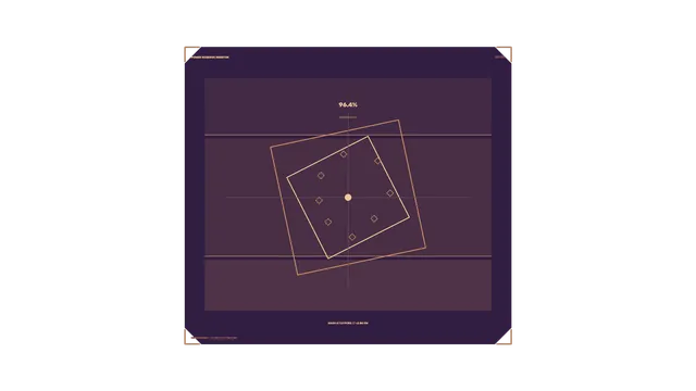Rotating geometric power reserve interface — free 3840x2160 4K wallpaper image