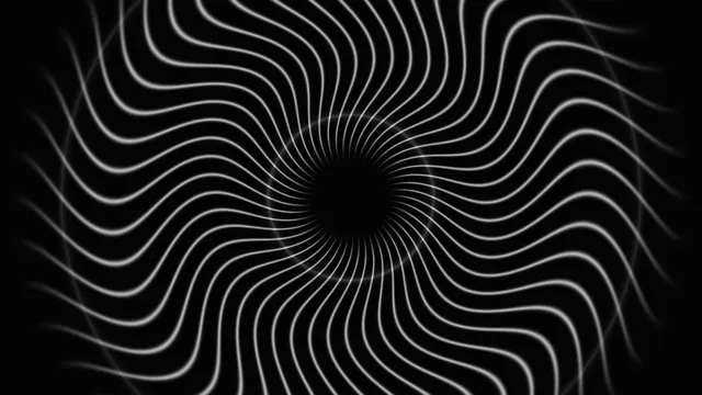 White radial wave lines on a black field — free 3840x2160 4K wallpaper image