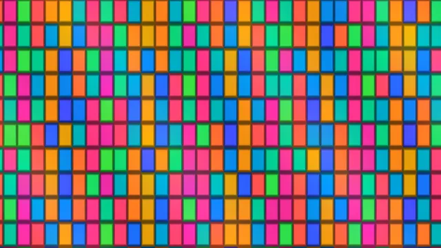 Multicolour grid of beveled rectangular tiles — free 3840x2160 4K wallpaper image