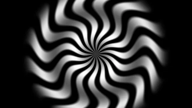 Monochrome radial wave spiral with soft gradients — free 3840x2160 4K wallpaper image
