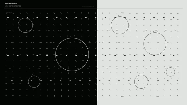 Orbital vector field in black and white — free 3840x2160 4K wallpaper image