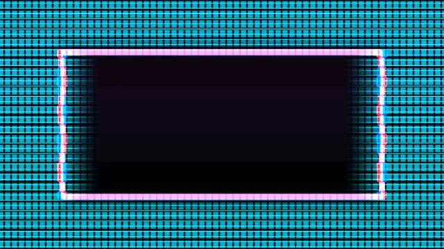 Neon cyan grid with central dark rectangle — free 3840x2160 4K wallpaper image