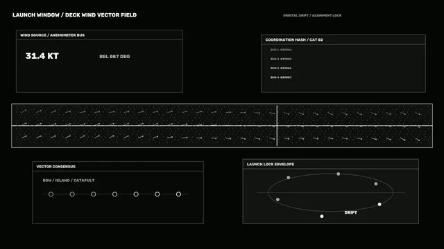 Launch Window Vector Field Technical Display — free 3840x2160 4K wallpaper image