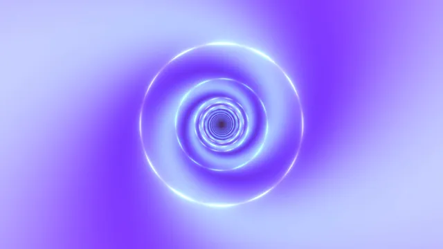 Concentric luminous rings in violet light — free 3840x2160 4K wallpaper image