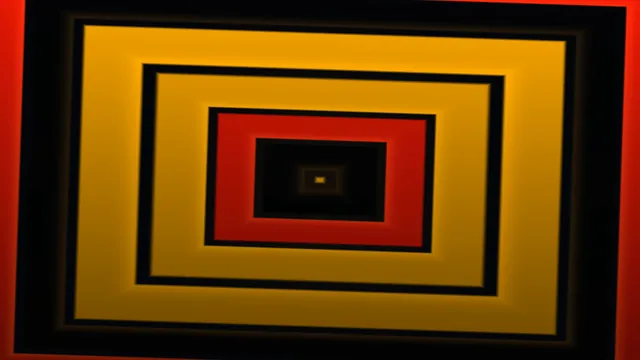Concentric red and gold geometric rectangles — free 3840x2160 4K wallpaper image