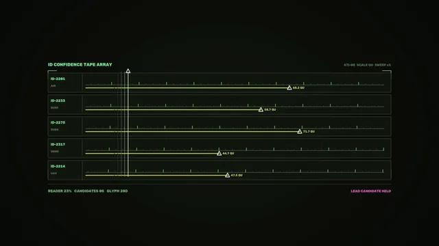 Neon confidence tape array on black — free 3840x2160 4K wallpaper image