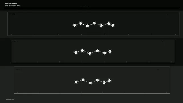 Orbital Node Graph on a Dark Technical Grid — free 3840x2160 4K wallpaper image