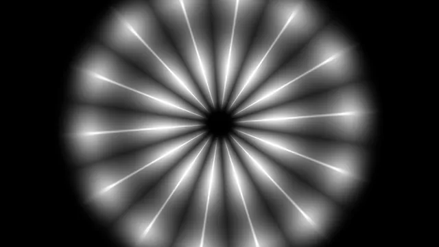 Radial white beams around a black centre — free 3840x2160 4K wallpaper image