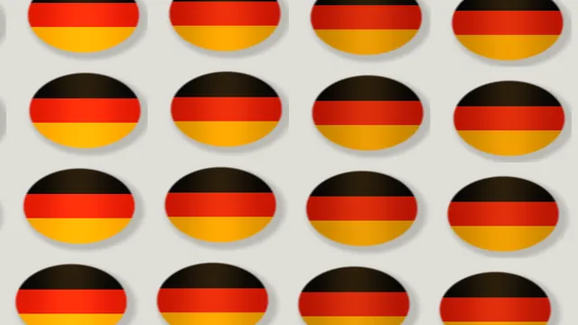 Repeating black red and gold oval pattern — free 3840x2160 4K wallpaper image