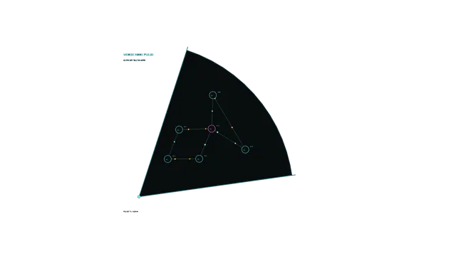 Cyan Network Diagram on a Dark Field — free 3840x2160 4K wallpaper image