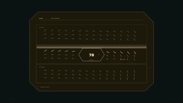 Amber field-cert interface with vector arrays — free 3840x2160 4K wallpaper image