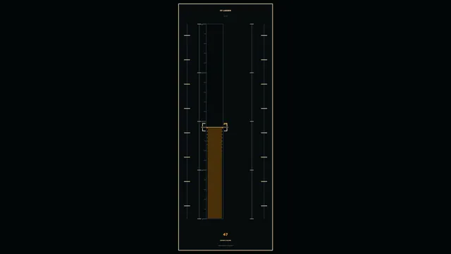 Minimal technical ladder diagram in amber and blue — free 3840x2160 4K wallpaper image