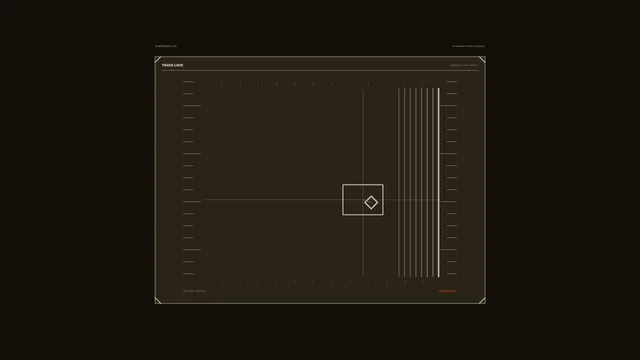 Trace lock technical grid in dark sepia — free 3840x2160 4K wallpaper image