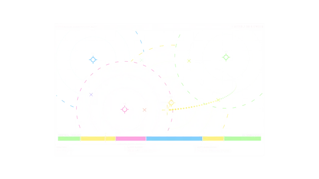 Orbital Grid Diagram With Colour-Coded Paths — free 3840x2160 4K wallpaper image