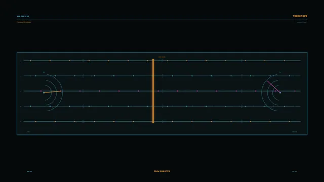 Dark Throughput Highway Interface with Orbital Geometry — free 3840x2160 4K wallpaper image