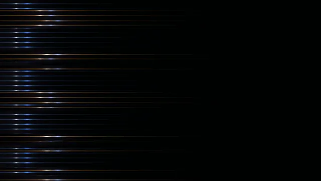 Blue and Amber Horizontal Light Lines — free 3840x2160 4K wallpaper image
