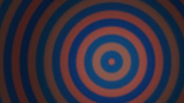 Concentric navy and terracotta target rings — free 3840x2160 4K wallpaper image