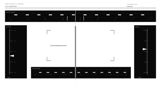 Monochrome drone airspace monitoring interface — free 3840x2160 4K wallpaper image