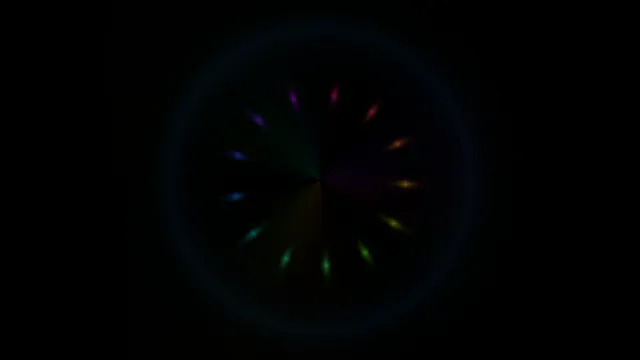 Radial spectrum with dim multicolour light rays — free 3840x2160 4K wallpaper image