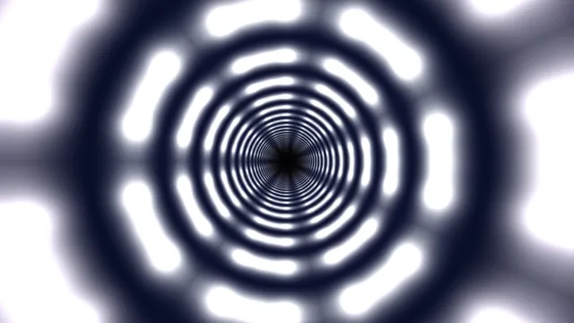 Concentric luminous rings in monochrome depth — free 3840x2160 4K wallpaper image