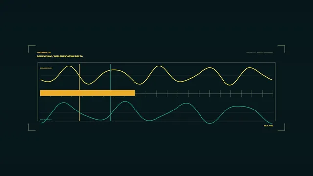 Technical policy flow graph in dark teal — free 3840x2160 4K wallpaper image
