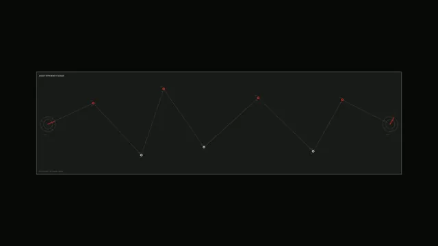 Dark network trace with red signal nodes — free 3840x2160 4K wallpaper image