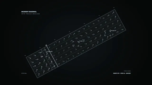 Incident diagonal technical arrow grid — free 3840x2160 4K wallpaper image