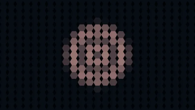 Mauve hexagonal grid on a dark navy field — free 3840x2160 4K wallpaper image