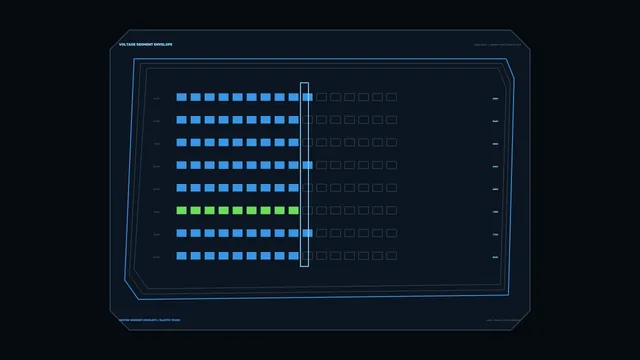 Voltage segment envelope with channel arrays — free 3840x2160 4K wallpaper image