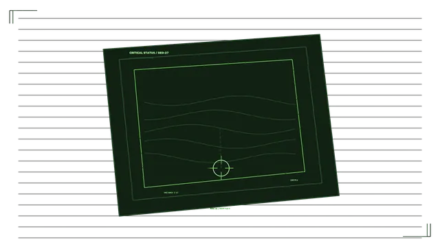 Green Tactical Tracking Grid With Target Marker — free 3840x2160 4K wallpaper image
