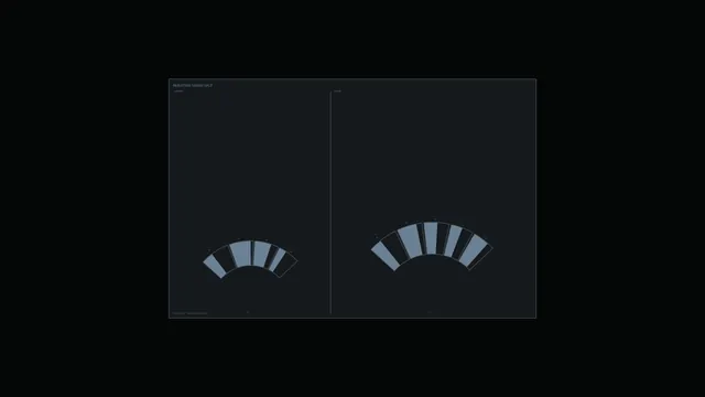 Dark radial target comparison dashboard — free 3840x2160 4K wallpaper image