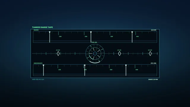 Tanker range tape with circular targeting display — free 3840x2160 4K wallpaper image