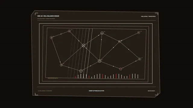 Cell balance sonар telemetry network diagram — free 3840x2160 4K wallpaper image