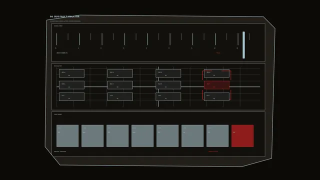 Bus fault isolator technical control schematic — free 3840x2160 4K wallpaper image